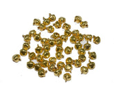 Golden ball dangle charms beads latkan jhumki/Necklace and Bangle metal beads for Jewellery Making. LOOP-012